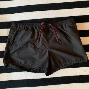 Black small swim trunks